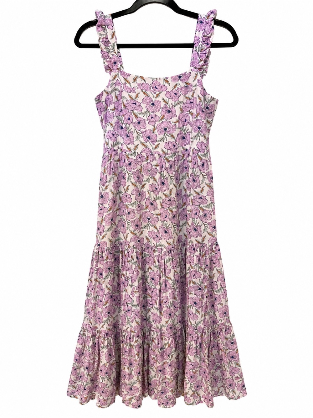Haute Hippie Pink Floral Tiered Sundress